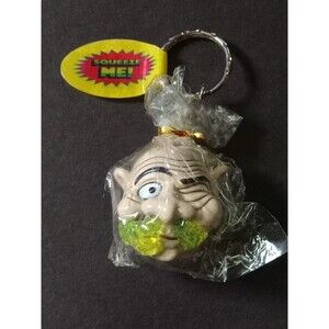 Vtg 60s 70s Ogre Troll w/ snot nose boogers keychain SLOTH Goonies shrek D&D